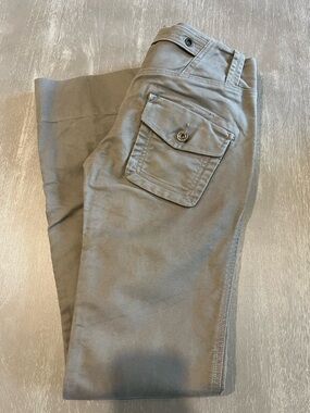 Diesel women’s ribbed cotton beige pants size 28